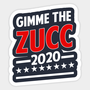 Gimme The Zucc 2020 Sticker